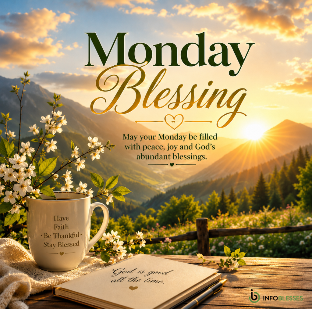 Monday Blessings: Inspiring Wishes, Quotes & Prayers for Joy