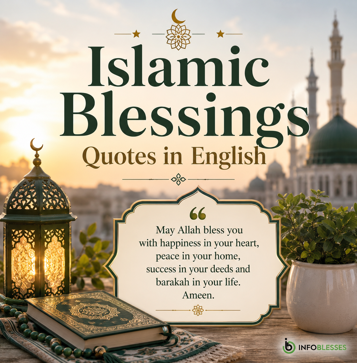 Islamic Blessings Quotes in English to Inspire Your Faith