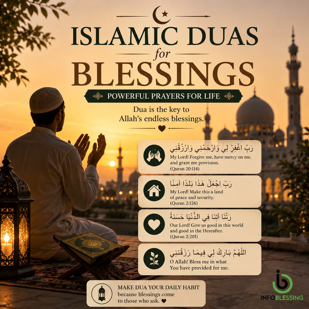 Islamic Duas for Blessings: Powerful Prayers for Life