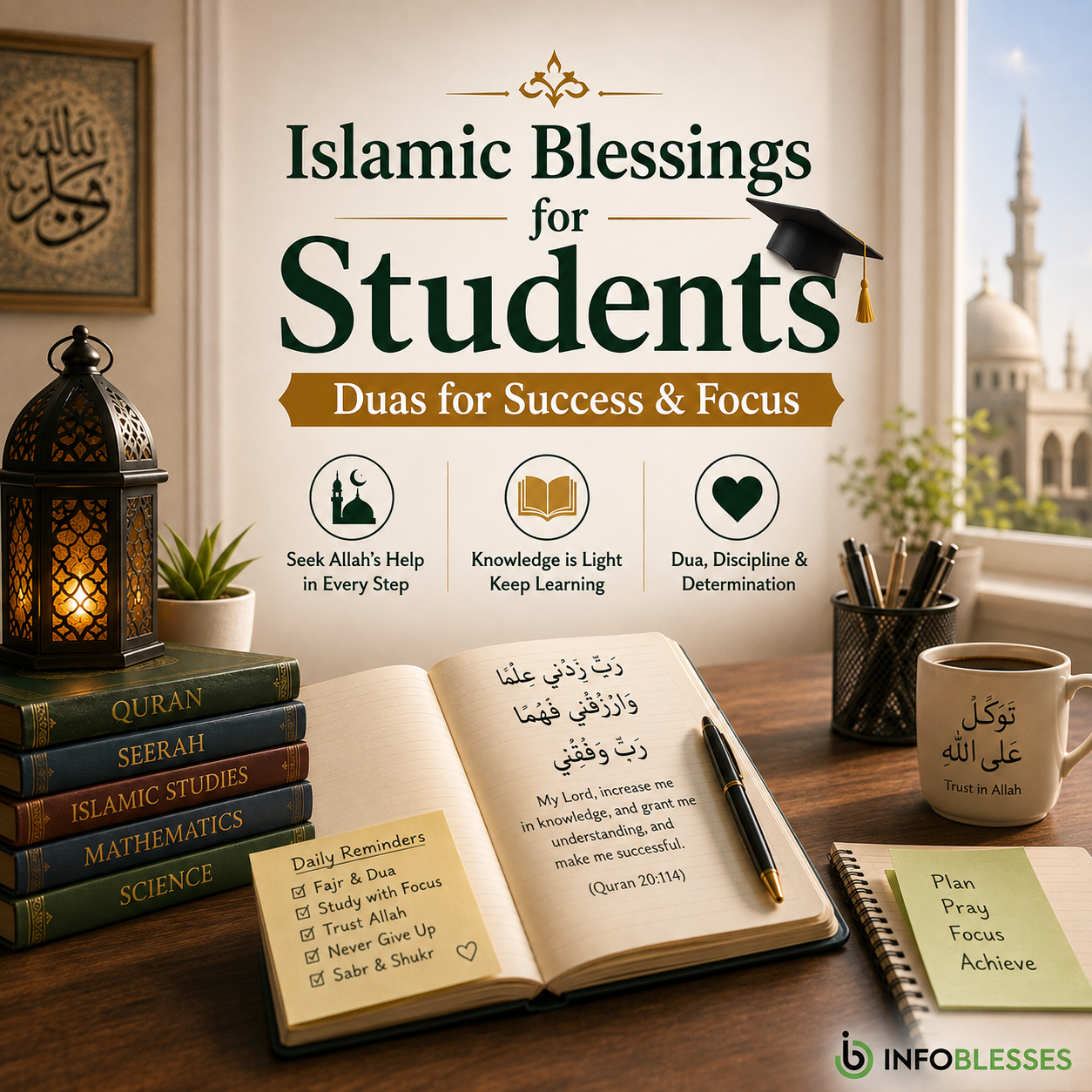Islamic Blessings for Students: Duas for Success & Focus