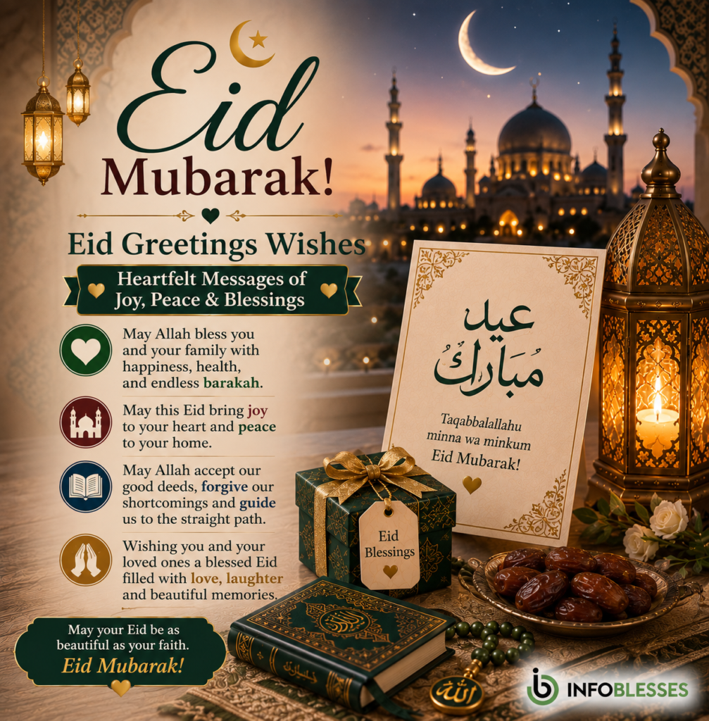 Eid Greetings Wishes: Heartfelt Messages of Joy, Peace & Blessings