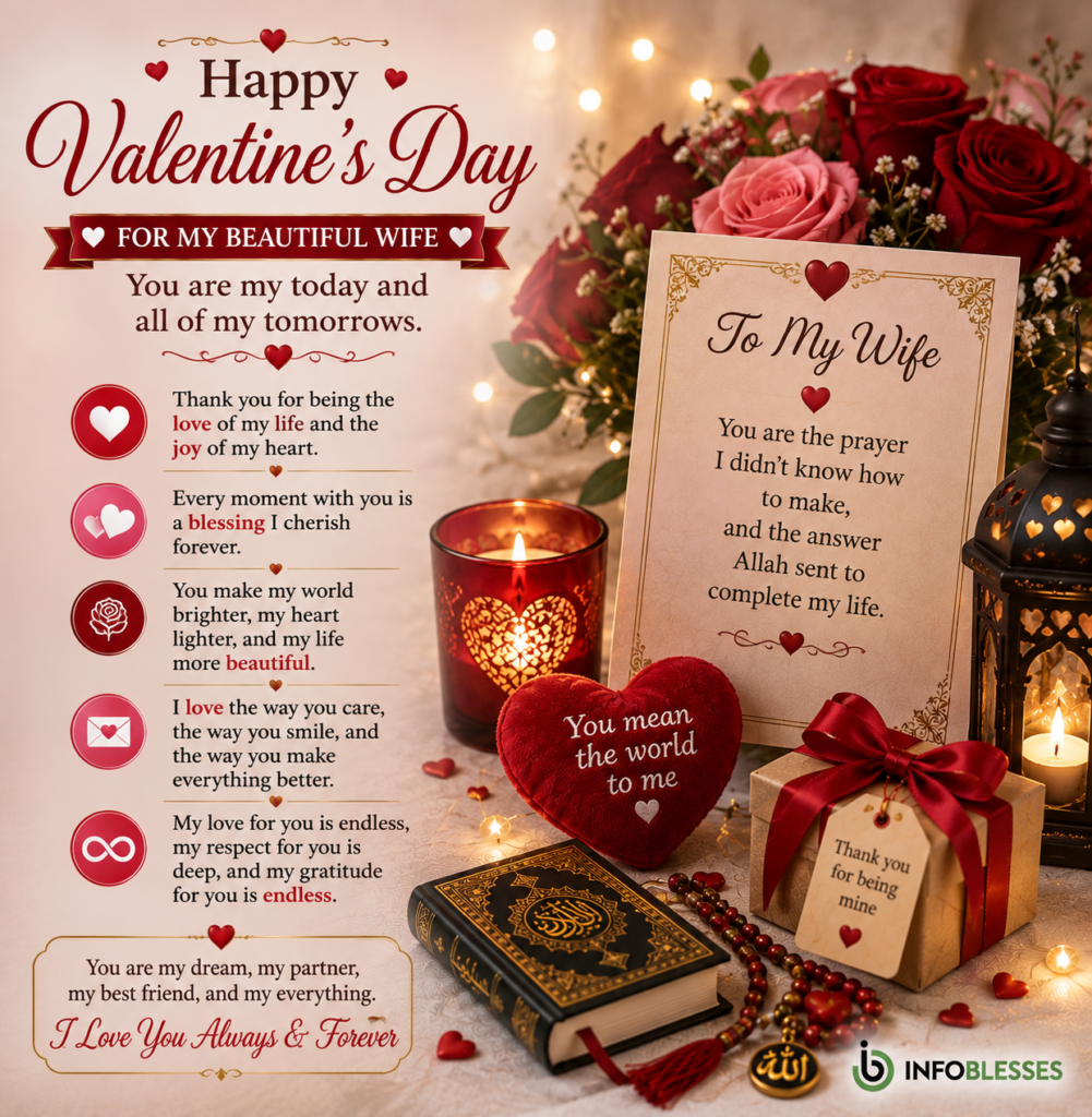 Valentine Wishes for Wife: Romantic Messages Filled with Love & Happiness