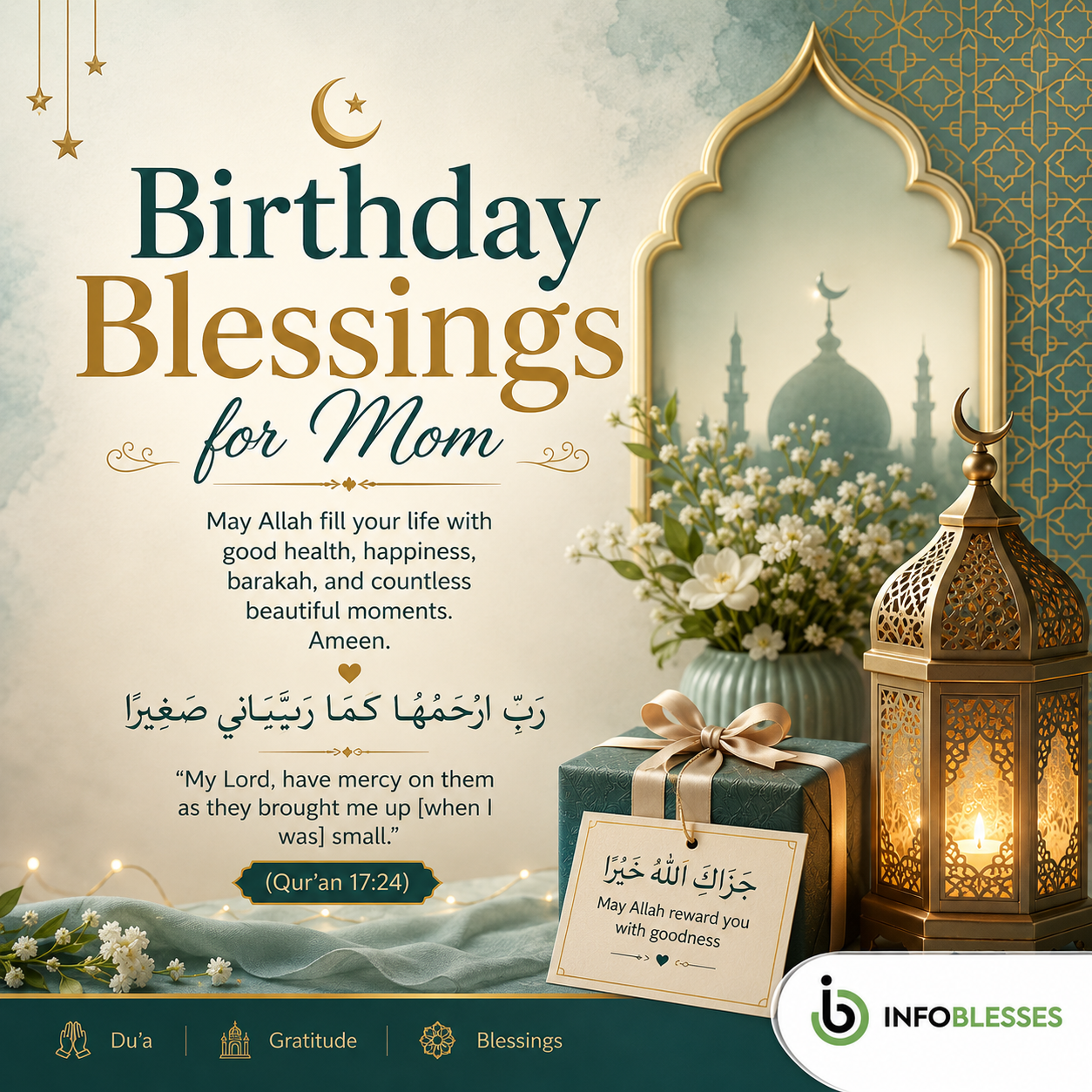 Birthday Blessings for Mom: Sweet Prayers & Wishes