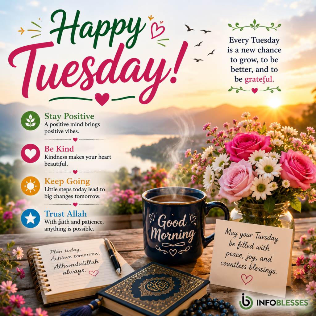 Happy Tuesday Images: Beautiful & Inspiring Pictures to Brighten Your Day