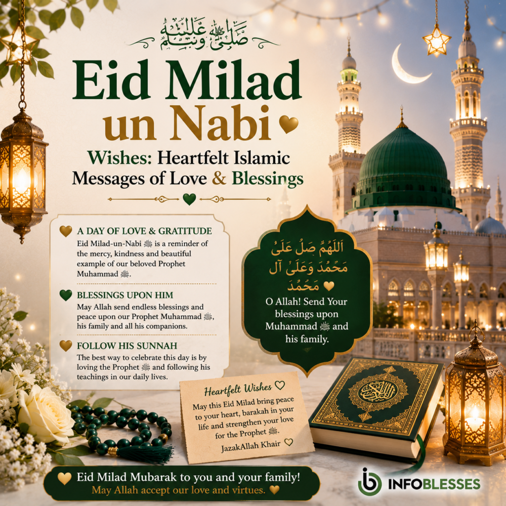 Eid Milad un Nabi Wishes: Heartfelt Islamic Messages of Love & Blessings