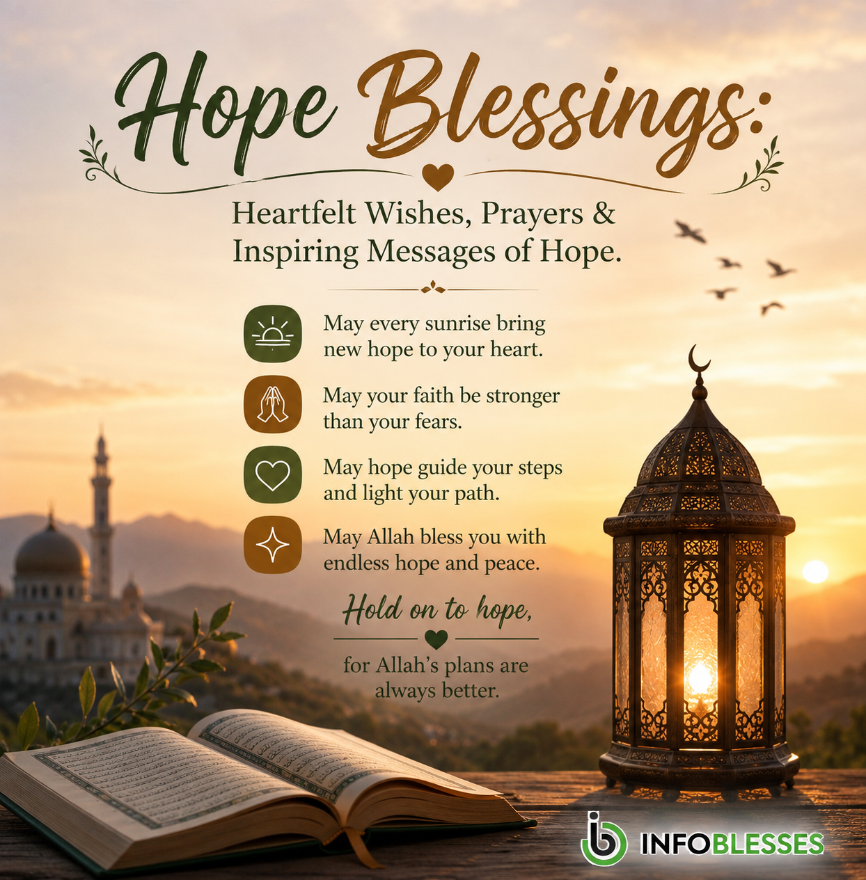 Hope Blessings: Heartfelt Wishes, Prayers & Inspiring Messages of Hope
