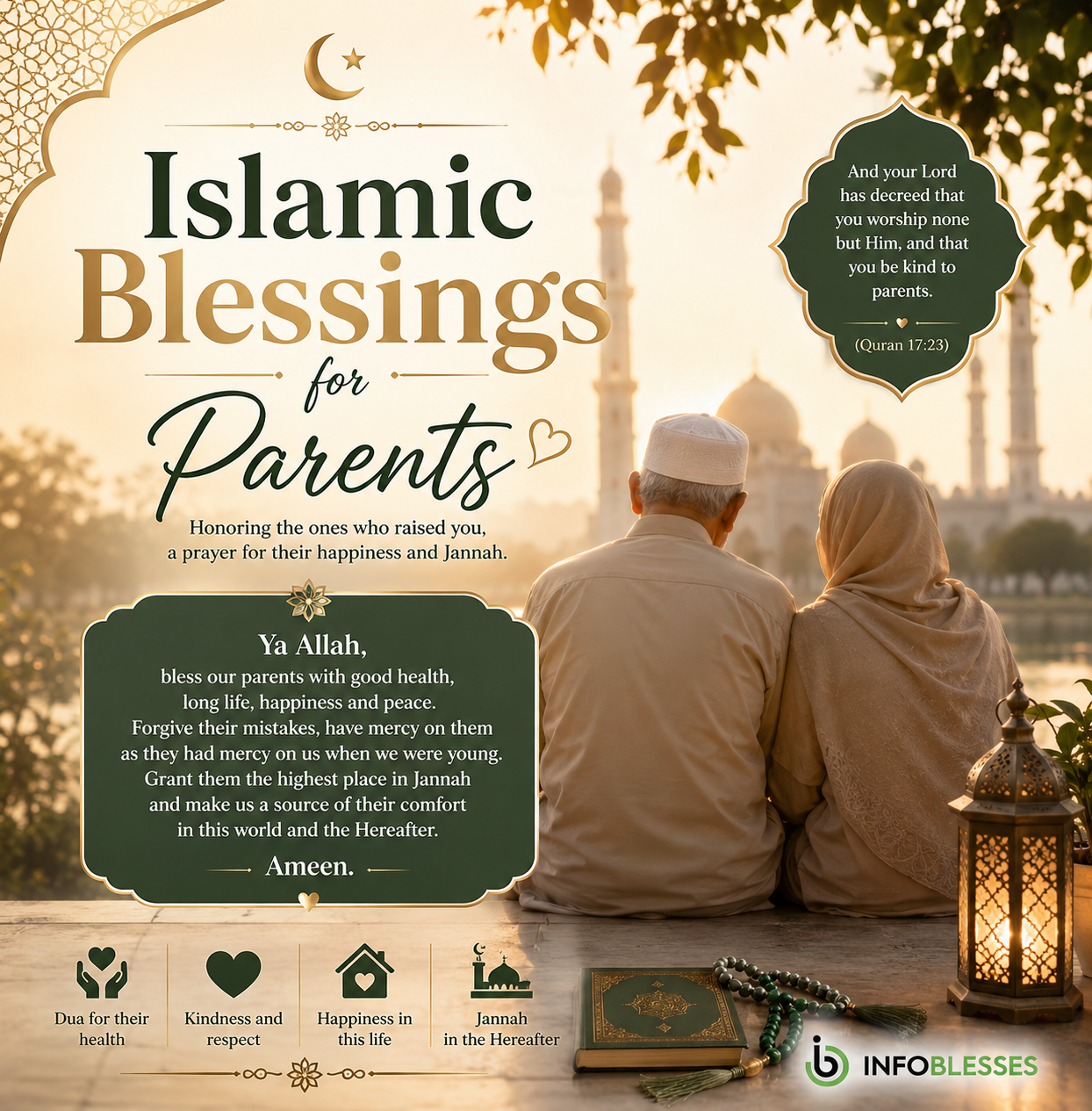 Islamic Blessings for Parents: Heartfelt Duas & Prayers