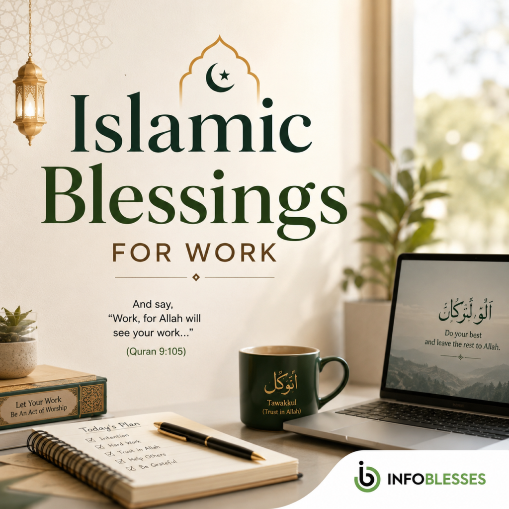 Islamic Blessings for Work: Prayers for Success & Barakah