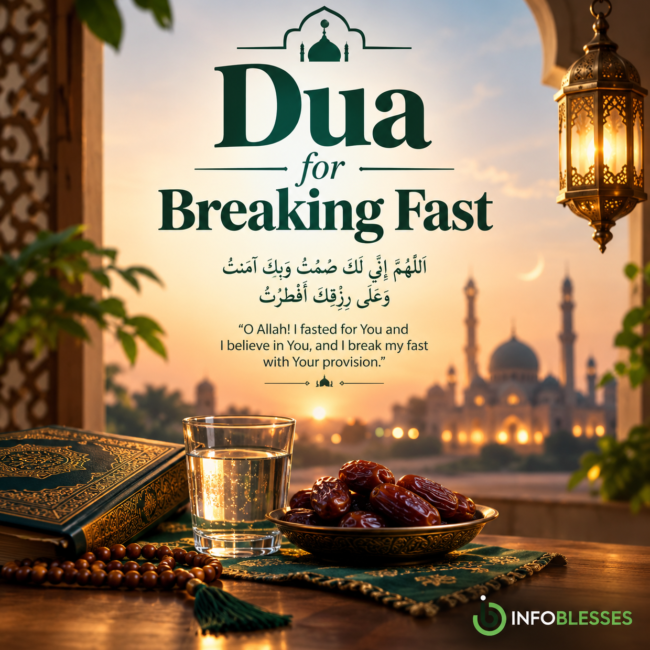 Dua for Breaking Fast: The Best Dua to Say at Iftar