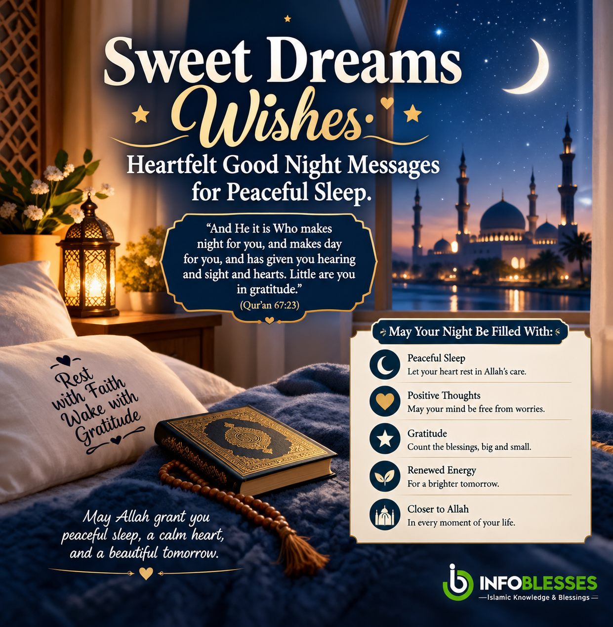 Sweet Dreams Wishes: Heartfelt Good Night Messages for Peaceful Sleep